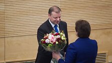 Seime prisiekė naujasis vidaus reikalų ministras Saulius Skvernelis