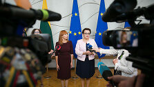 Jurgita Petrauskienė ir Ana Zalevska