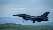 Rumunijos F-16 naikintuvas / Kay Nietfeld / dpa/picture-alliance