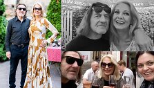 Gražina Baik&scaron;tytė ir Algimantas Mikutėnas su dukromis Marija ir Viktorija