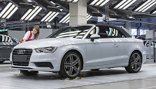 &bdquo;Audi A3&ldquo; kabrioletų surinkimo linija Gioro gamykloje