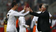 Cristiano Ronaldo ir Carlo Ancelotti