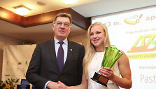 Algirdas Butkevičius ir Rūta Meilutytė