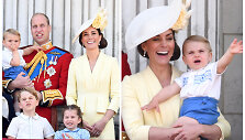 Princas Williamas su Kembridžo hercogiene Catherine ir vaikais
