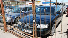 &bdquo;Audi A6&ldquo; nugabentas į saugojimo aik&scaron;telę ir laukia teismo verdikto. 
