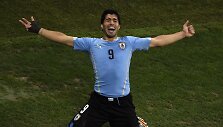 Luisas Suarezas džiaugiasi įvarčiu