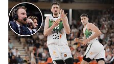 Martynas Gecevičius (kairėje) įvertino žalgiriečių žaidimą rungtynėse su &bdquo;Monaco&ldquo;.