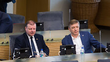 Saulius Skvernelis ir Ramūnas Karbauskis