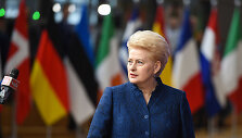 Dalia Grubauskaitė Europos Vadovų Taryboje Briuselyje