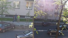 "Ford" ir "Passat" avarija R.Kalantos gatvėje Kaune: i&scaron;versti atitvarai