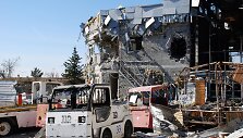 Sunaikinta technika Donecko oro uoste.