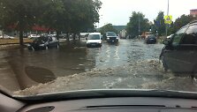 Liūtis ir potvynis Vilniuje, Žalgirio g.