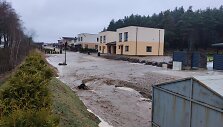 Potvynis Vilniuje, netoli Lentvario gatvės
