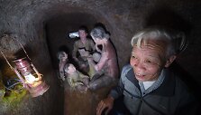 Vietnamo karo metu kaip slėptuvės naudoti Ku Či tuneliai