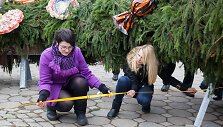 &Scaron;iauliai pasiekė didžiausio kalėdinio vainiko rekordą. 