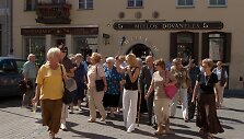 Turistų grupė Vilniuje