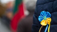 Lietuviai eitynėse i&scaron;rei&scaron;kė paramą Ukrainai