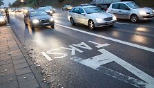 Vilniaus policija gaudė A juostą užimančius automobilių vairuotojus