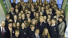 Laisvės gynėjų dienos proga prezidentė Dalia Grybauskaitė lankėsi Vilniaus &bdquo;Ryto&ldquo; progimnazijoje.