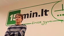 Džiugas Kuprevičius 15min.lt redakcijoje