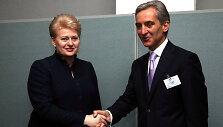 Lietuvos Respublikos Prezidentė Dalia Grybauskaitė susitiko su Moldovos ministru pirmininku Yuri Leanca.