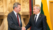 Giunteris Otingeris ir Viktoras Pranckietis