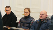 I&scaron; kairės: Benas Juodris, Audrius Skėris, Arikas Pastu&scaron;kovas