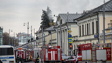 Gaisras Valstybiniame A.Pu&scaron;kino vaizduojamojo meno muziejuje Maskvoje