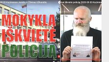 Susuktame filmuke pasinaudodamas manipuliacijoms lengvai pasiduodančių tėvų dėmesiu, K.Juraitis įterpė ir politinę reklamėlę.
