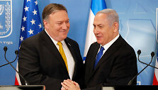 Mike'as Pompeo ir Benjaminas Netanyahu