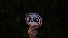 Protestas prie&scaron; partijos Alternatyva Vokietijai&ldquo; (AfD) patekimą į parlamentą