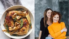 Tinklara&scaron;tininkės Rūta ir Asta bei jų ruo&scaron;tas patiekalas