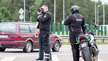 Kelių policijos reidas, nukreiptas prie&scaron; greičio mėgėjus