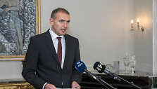 Islandijos prezidentas Gudni Johannessonas