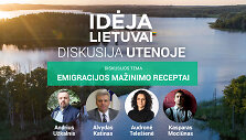 Diskusija Utenoje