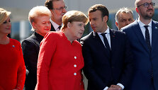 Angela Merkel ir Emmanuelis Macronas