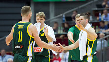 Domantas Sabonis, Mindaugas Kuzminskas, Dainius Adomaitis, Mantas Kalnietis