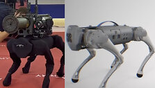 Rusijoje pristatytas robotas &scaron;uo (kairėje) ir analogi&scaron;kas robotas i&scaron; &bdquo;Aliexpress&ldquo;