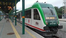 Traukinys Kaune, pasiruo&scaron;ęs vykti į Balstogę