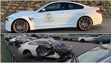 Palangoje pavogtas vienetinis BMW M4 gts rastas i&scaron;ardytas