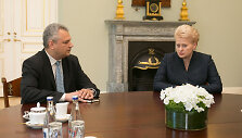 Dalia Grybauskaitė ir Vigilijus Jukna