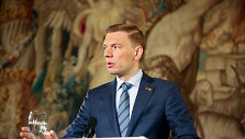 Mindaugas Puidokas BNS spaudos konferencijoje