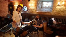 &bdquo;Lietuvos motociklistų klubo&ldquo; nariai tapo kraujo donorais