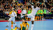 Salės futbolo varžybos tarp Lietuvos ir Prancūzijos rinktinių