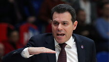 Trileris Eurolygos rungtynėse Maskvoje: CSKA &ndash; Kauno &bdquo;Žalgiris&ldquo;. Dimitris Itoudis