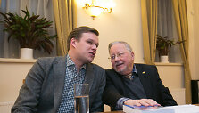 Gabrielius Landsbergis ir Vytautas Landsbergis