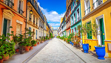 Rue Cremieux gatvė Paryžiuje