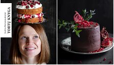 Knygos vir&scaron;elis ir &scaron;okoladinis tortas su granatais