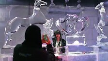 Londonas ruo&scaron;iasi Ledo skulptūrų festivaliui
