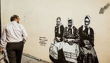 Estijos &bdquo;Banksy&ldquo; vadinamo menininko Edwardo von L&otilde;ngus kūrinys